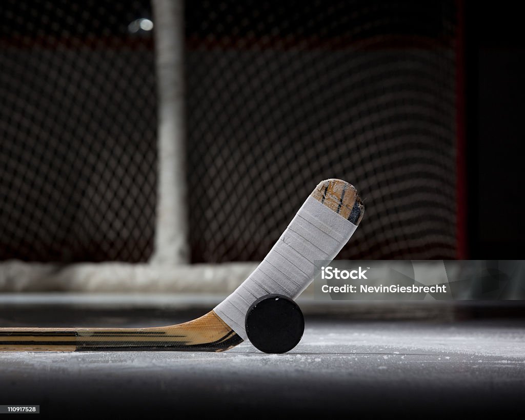 Un bâton de hockey est présenter